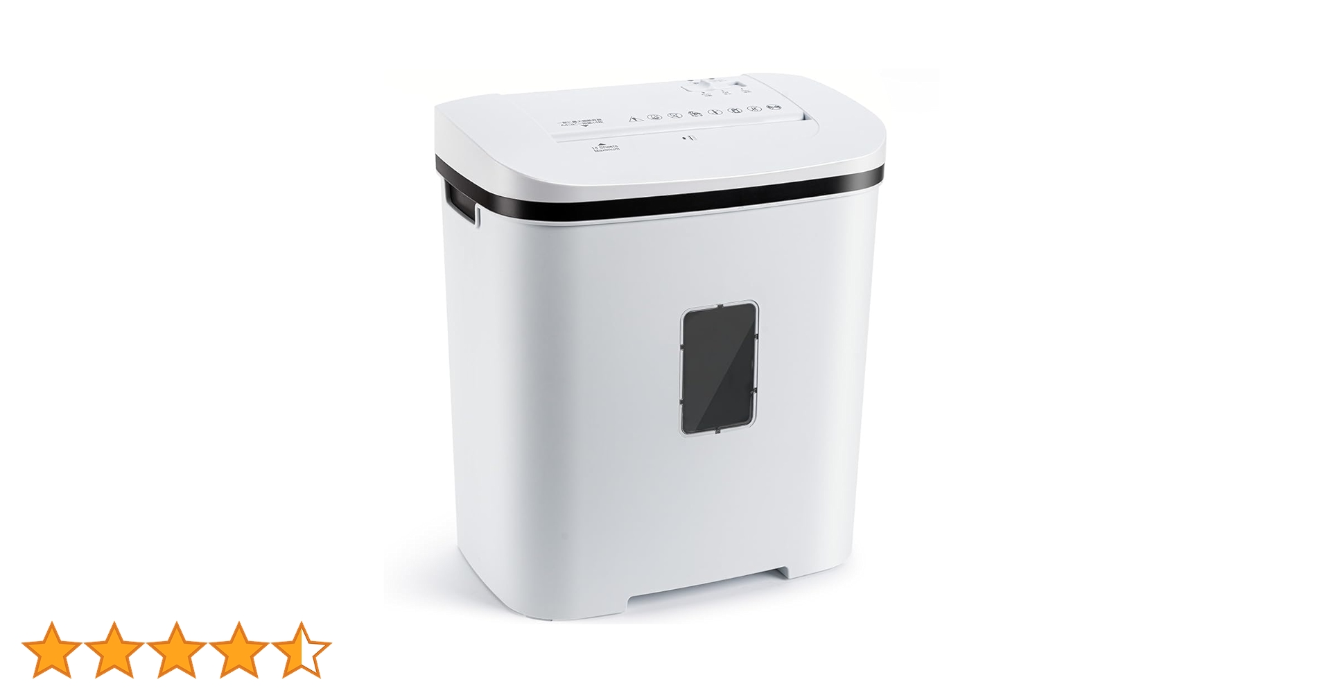 シュレッダー 家庭用 電動 クロスカット 4×40mm 21L A4/14枚 Amazon.co.jp: シュレッダー 家庭用 電動 業務用 クロスカット